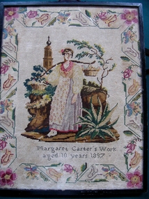 Textile - Margaret Carter Sampler 1837, Margaret Carter, 1837