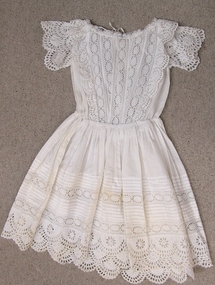 Clothing - Late Victorian Broderie Anglaise Child's Dress, Late 19th century