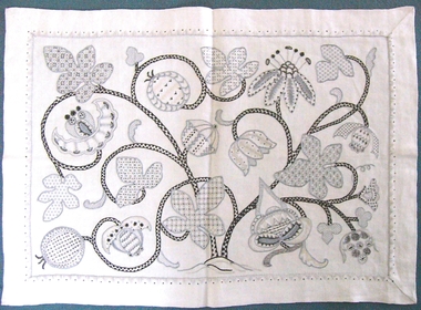 Textile - Mat, Miss G.E. Lawton, Mid 20th century