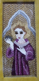 Textile - "St. Stephen" Underside Couching Embroidery, Mrs M. Sturrock, "St. Stephen", 1974