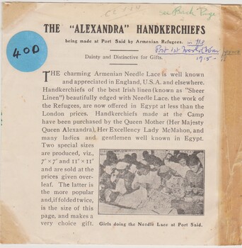 The "Alexandra" Handkerchiefs