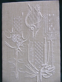 Textile - Creative Embroidery Panel Moyra McNeil, Moyra Mc Neil, Thistles, 1971