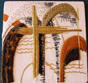 Textile - Burse (part of ), 20th century