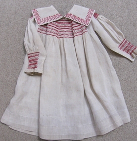Clothing - Child's Smocked Dress, Mrs Bostock, 1899