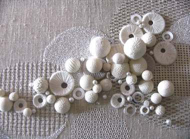 Textile - Creative Embroidery Panel, Mrs Edna Wark, 'Bubbly', 1976