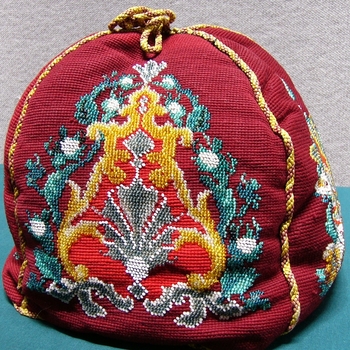 Berlin Work Canvas and Beadwork Tea Cosy