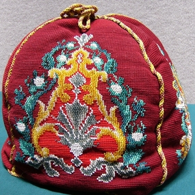 Berlin Work Canvas and Beadwork Tea Cosy