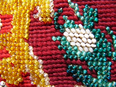 Berlin Work Canvas and Beadwork Tea Cosy