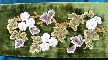 Textile - Victorian Chenille Panel, Late 19th century