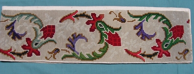 Textile - Lambrequin, Late 19th century