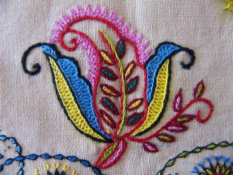 Tea Cosy Embroidered with Shisha Mirrors 