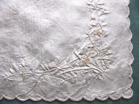 Tussore Silk Handkerchief 1900