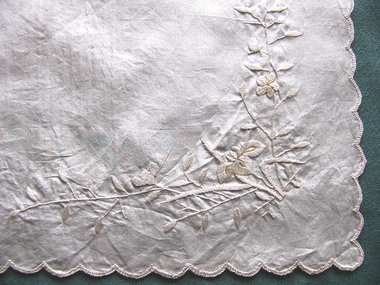 Tussore Silk Handkerchief 1900
