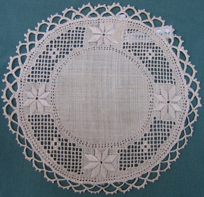 Linen Embroidered Mat