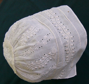 Headwear - Ayrshire Baby's Bonnet, Mid 19th century