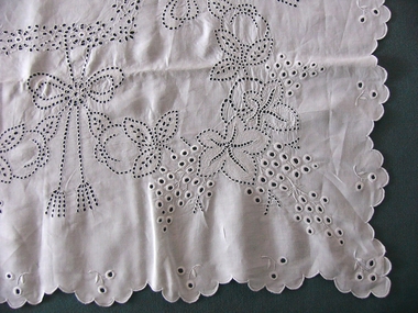 Broderie Anglais Table Cloth