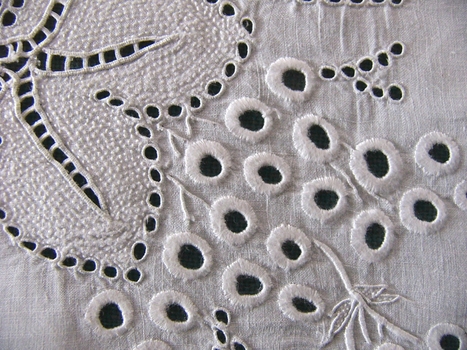 Broderie Anglais Table Cloth