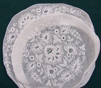 19th C Breton, Brittany France, Lady's Whitework Coiffe