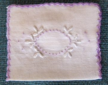 Textile - Book cover, Late 19th century