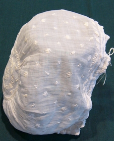 Headwear - Ramie 'Grass Linen' Baby's Bonnet, 18th century