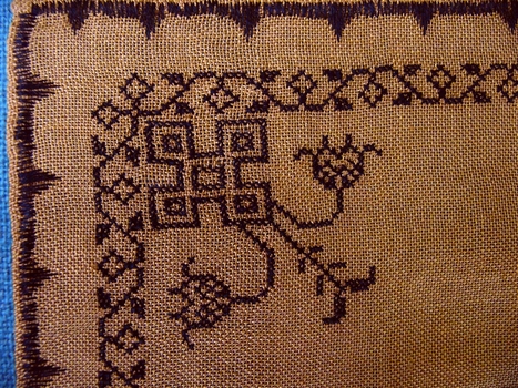 Southern European Embroidered Napkin