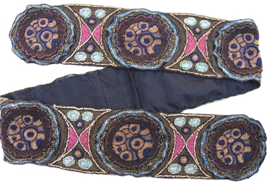 Accessory - Long Beaded Strip, 1900