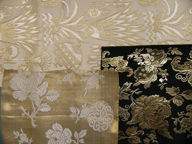 Textile - Brocade pieces (4 pieces)