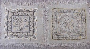 Textile - Mats, 2, Baroness Viola, Early 20th century