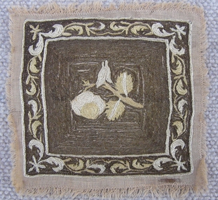 Textile - Mat, Baroness Viola, Early 20th century