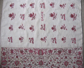 Textile - 18th C Pillow Cover, 1704