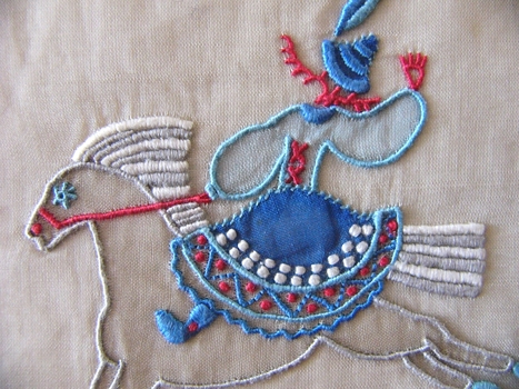 Appliqué Organdie Tea Cosy