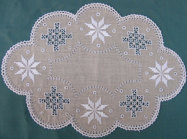 Lefkara Cyprus Embroidered Mat