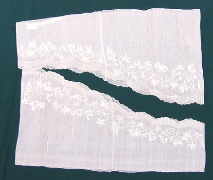 18th C Muslin Sleeve Ruffles Engageants