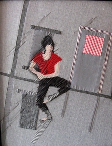 Artwork, other - Picture, Wendy Lees, "Dancer in Red Blouse", 1985