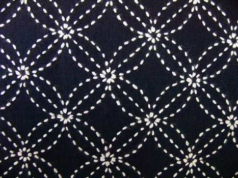 Sashiko on Indigo Mat