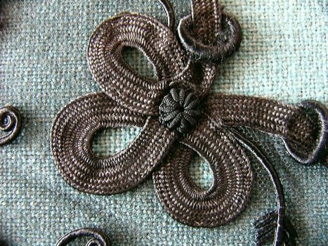Black Tape Lace on Net Collar