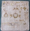 K W 19th C Dutch Embroidery Sampler