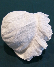 Headwear - Ayrshire Baby's Bonnet, late 19th century