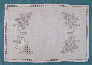 Pulled Thread Embroidered Mat