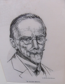 Artwork, other - Embroidered Portrait, E.M. Richardson, Dr Julian Smith, 1930-40