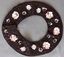 Black Silk Beaded Collar