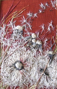 Artwork, other - Picture, Mrs Dolcie Grice, "Dandelion", 1973