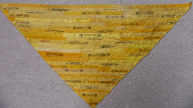 Textile - Cigar Band Ribbon Fragment, Edith Maud Strachan, 1900?
