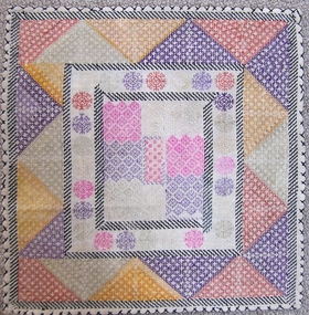 Coloured Blackwork Mat