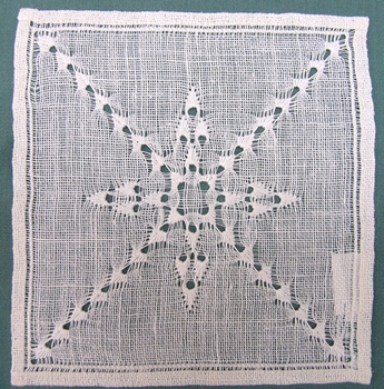 Pulled and Drawn Thread Small Mat