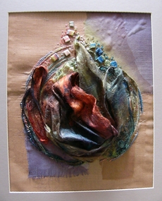 Textile - Embroidered Picture, framed, Margaret Lambert, Breaking Out, 1980-2000