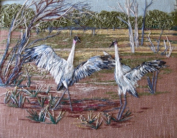 Artwork, other - Picture, "Waltzing Brolgas", Circa 1970
