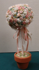 Textile - Topiary Tree, Mrs Dorothy Addlem, 1992