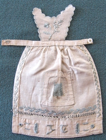 Child's  Doll Apron Sewing Sampler 