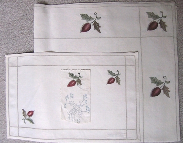 Textile - Brian McHenry Design Table Cloth and Mat, Mr Brian McHenry, 1920-40